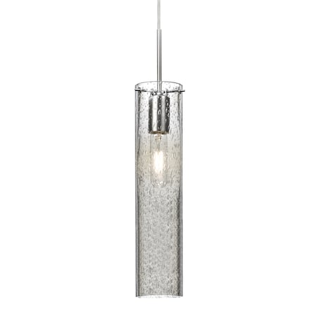 Besa Lighting Juni 16 Cord Pendant, Clear Bubble, Satin Nickel, 1x60W Incandescent 1JT-JUNI16CL-SN